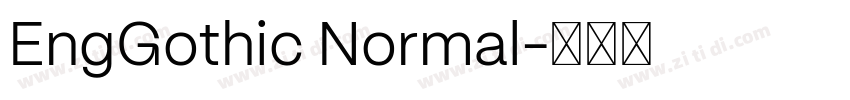 EngGothic Normal字体转换